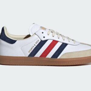 Adidas x Sporty & Rich - Samba OG White/Sports Red/Navy Sneakers